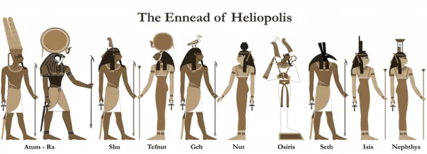 The 9 Ennead Gods